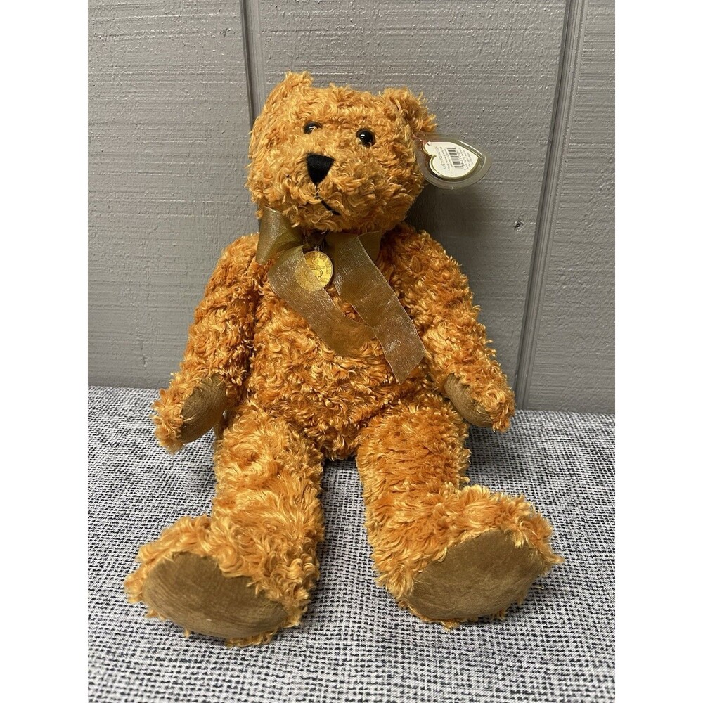 14" Ty Beanie Baby Teddy - Celebration Of 100 YEARS Of Teddy Bears 1902-2002